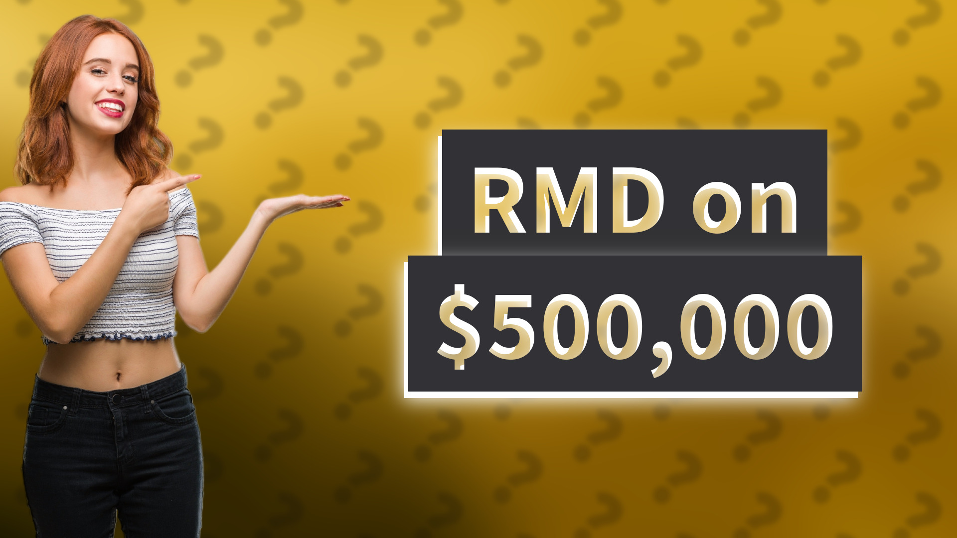 RMD on $500,000