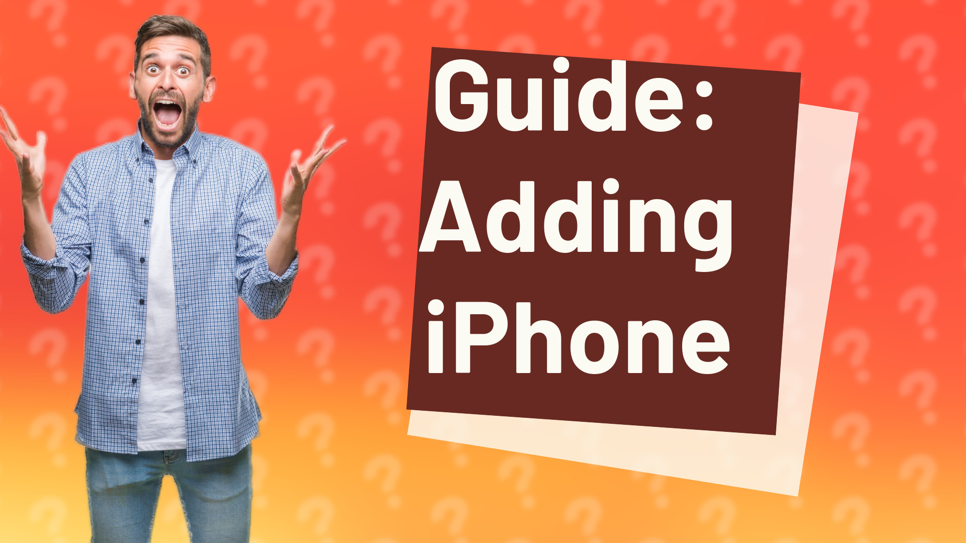 Guide: Adding iPhone