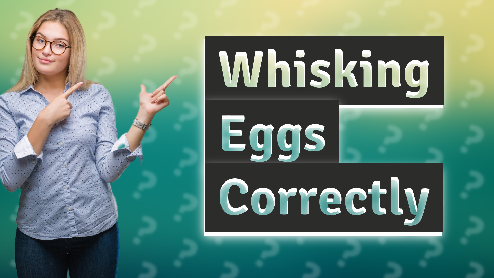 Whisking Eggs Correctly
