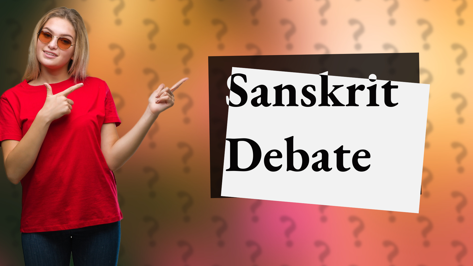 Sanskrit Debate