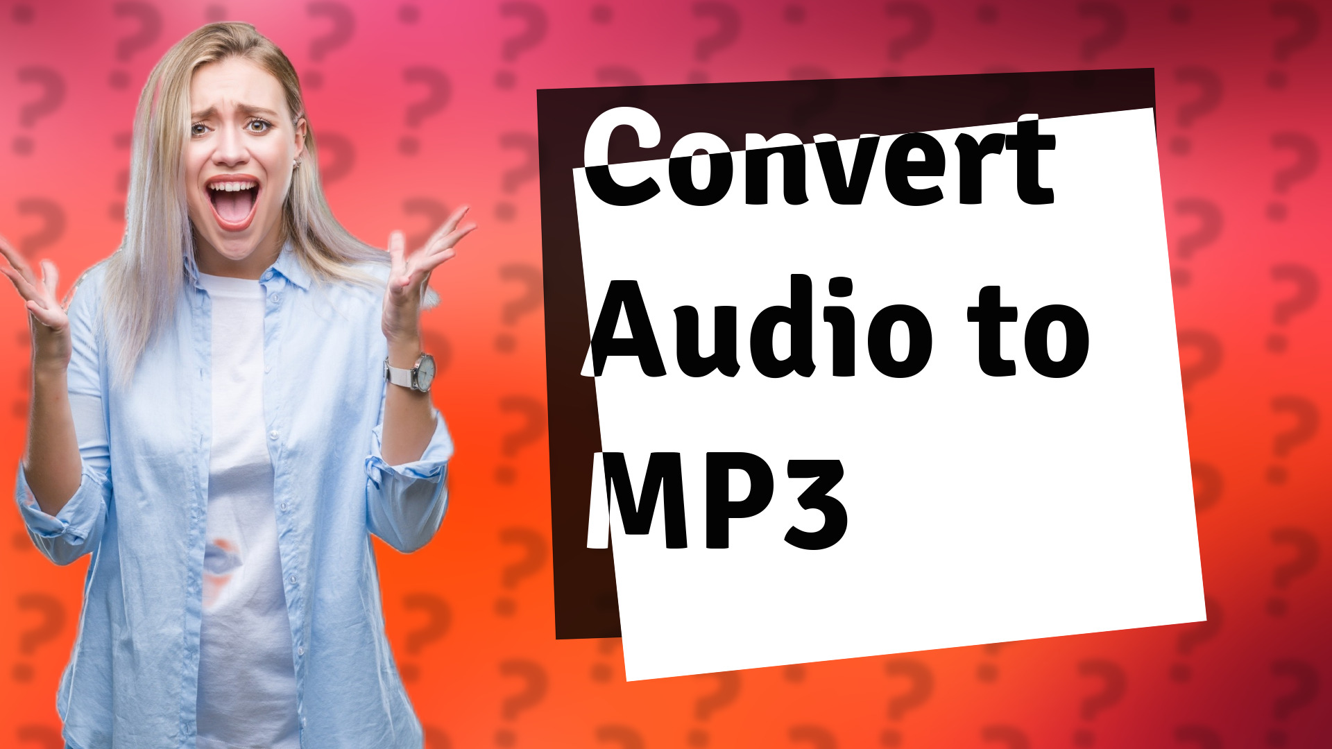 Convert Audio to MP3