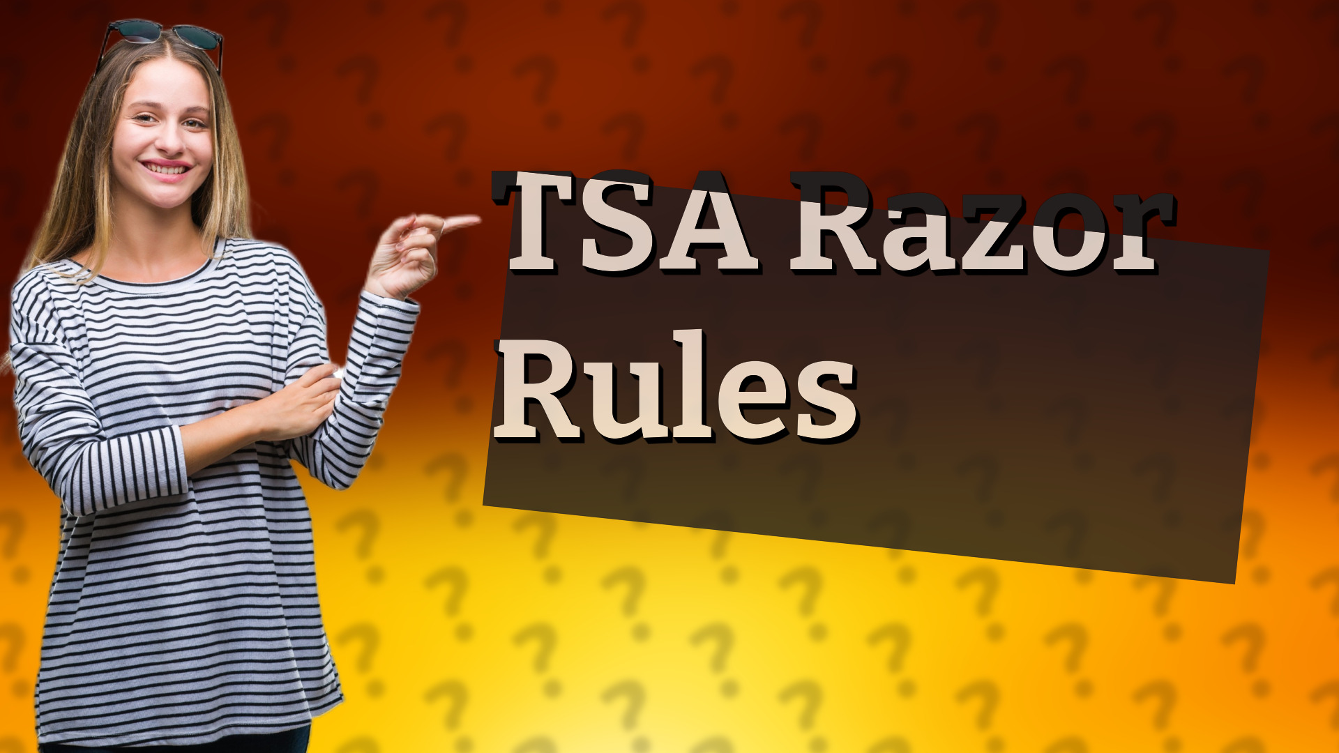 TSA Razor Rules