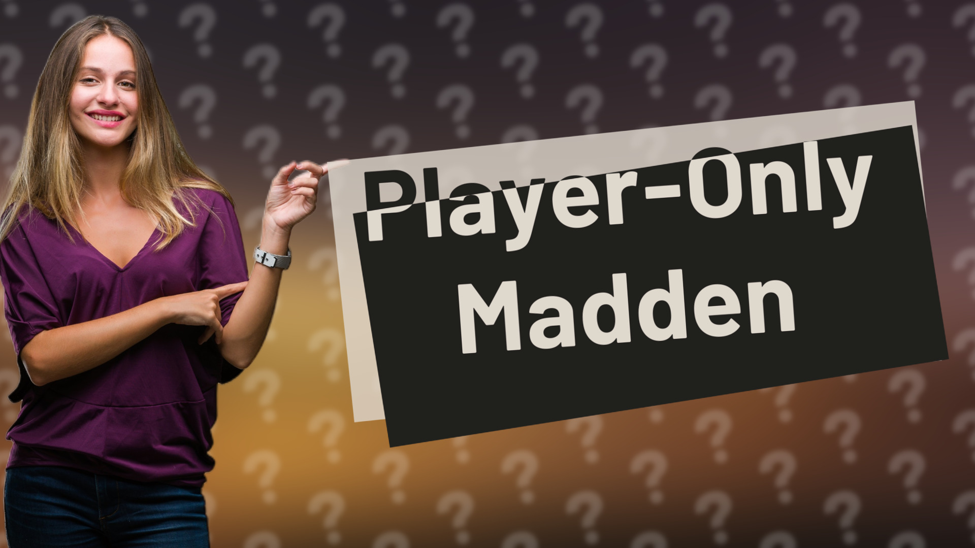 Player-Only Madden