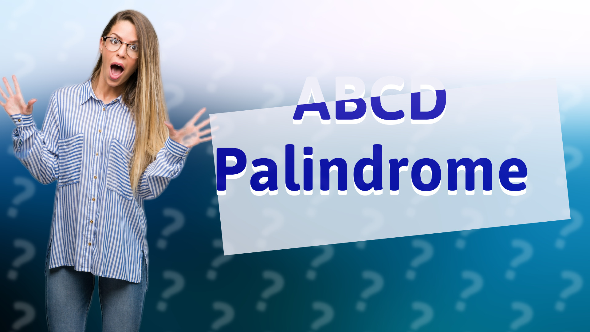 ABCD Palindrome
