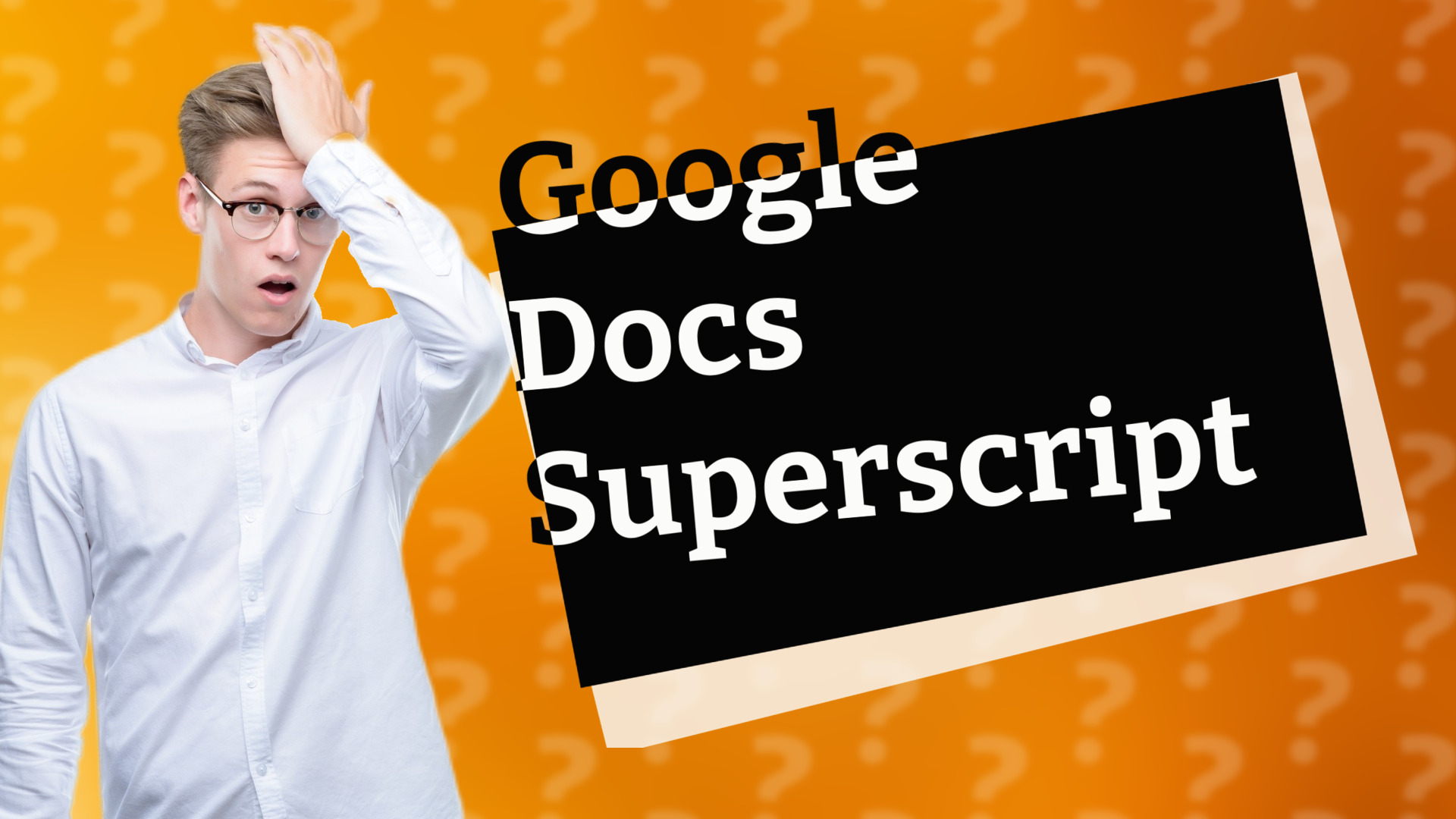 Google Docs Superscript