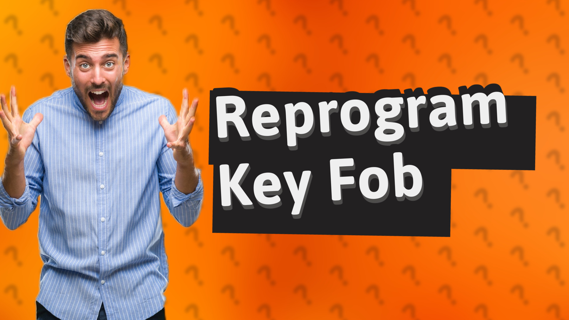Reprogram Key Fob