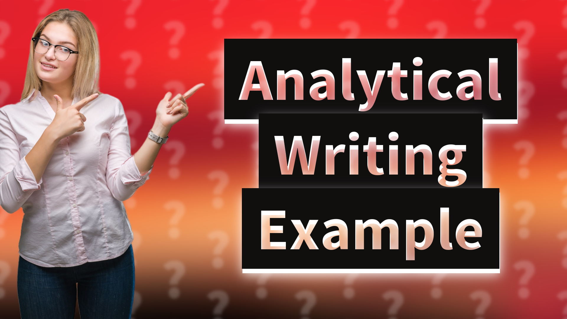 Analytical Writing Example