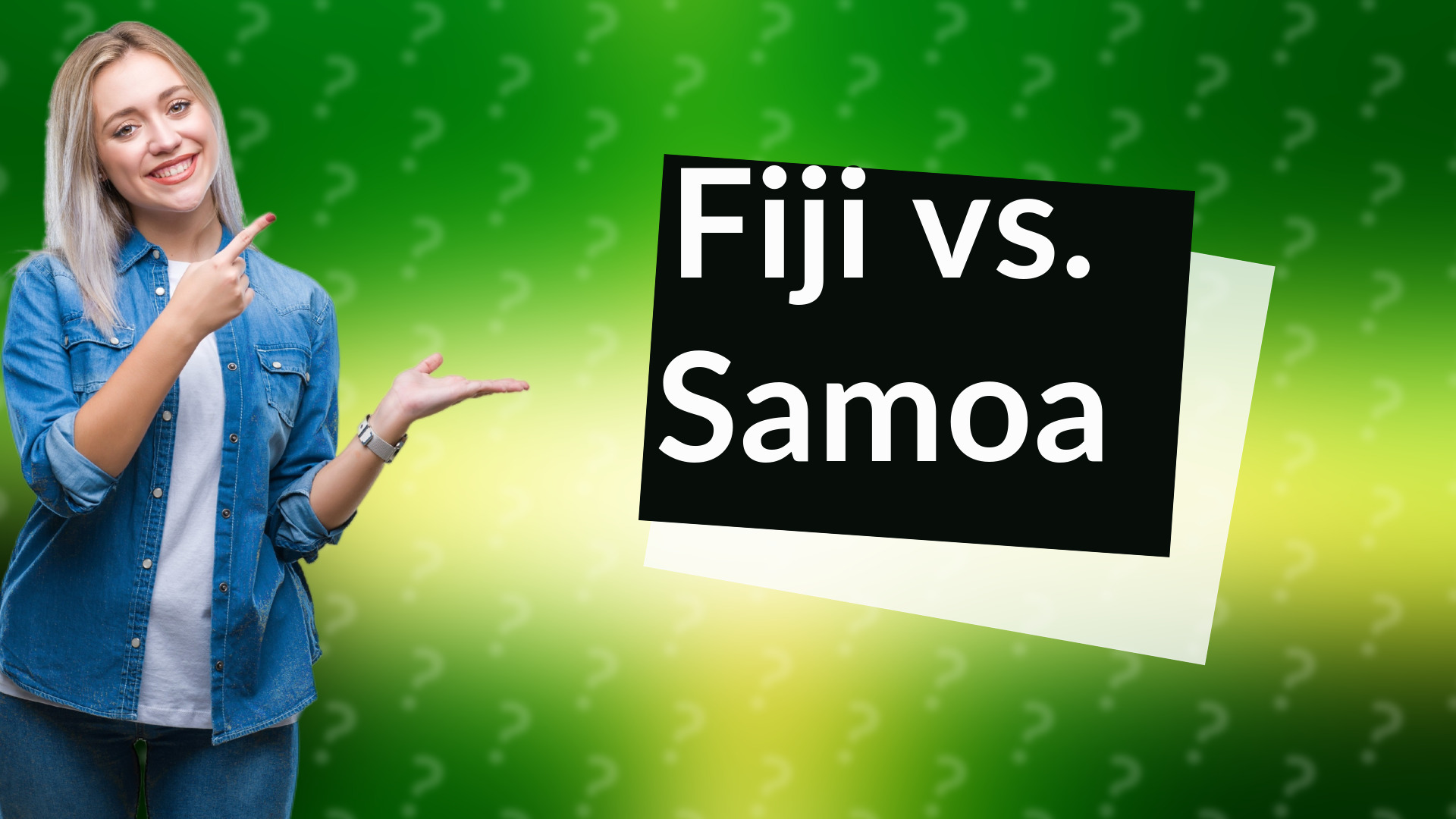 Fiji vs. Samoa