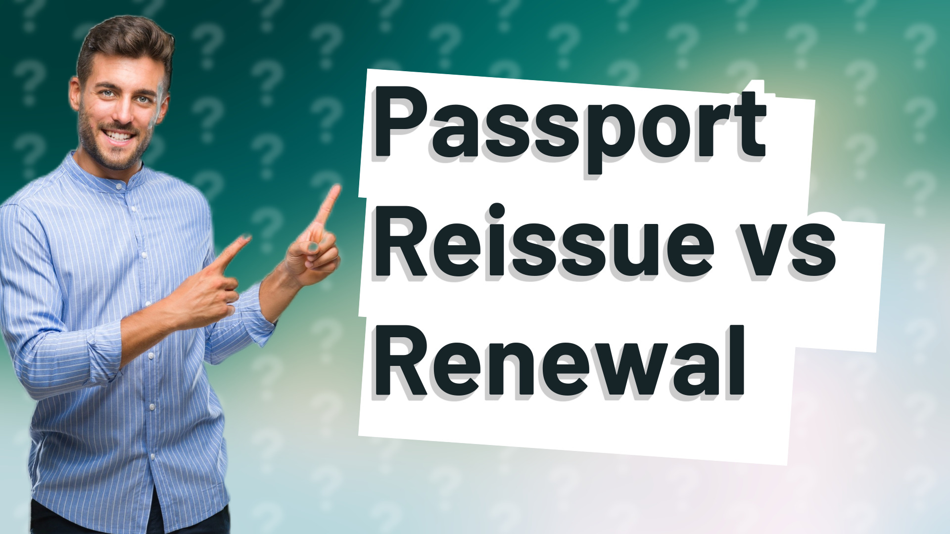 Passport Reissue vs Renewal