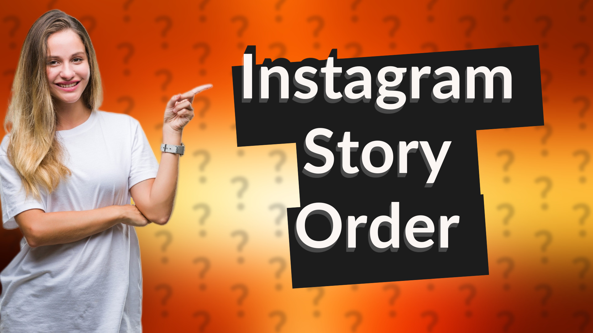 Instagram Story Order