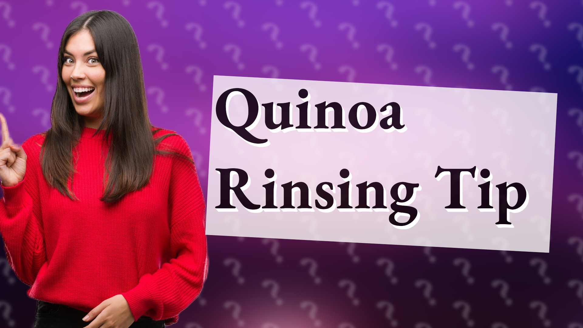 Quinoa Rinsing Tip