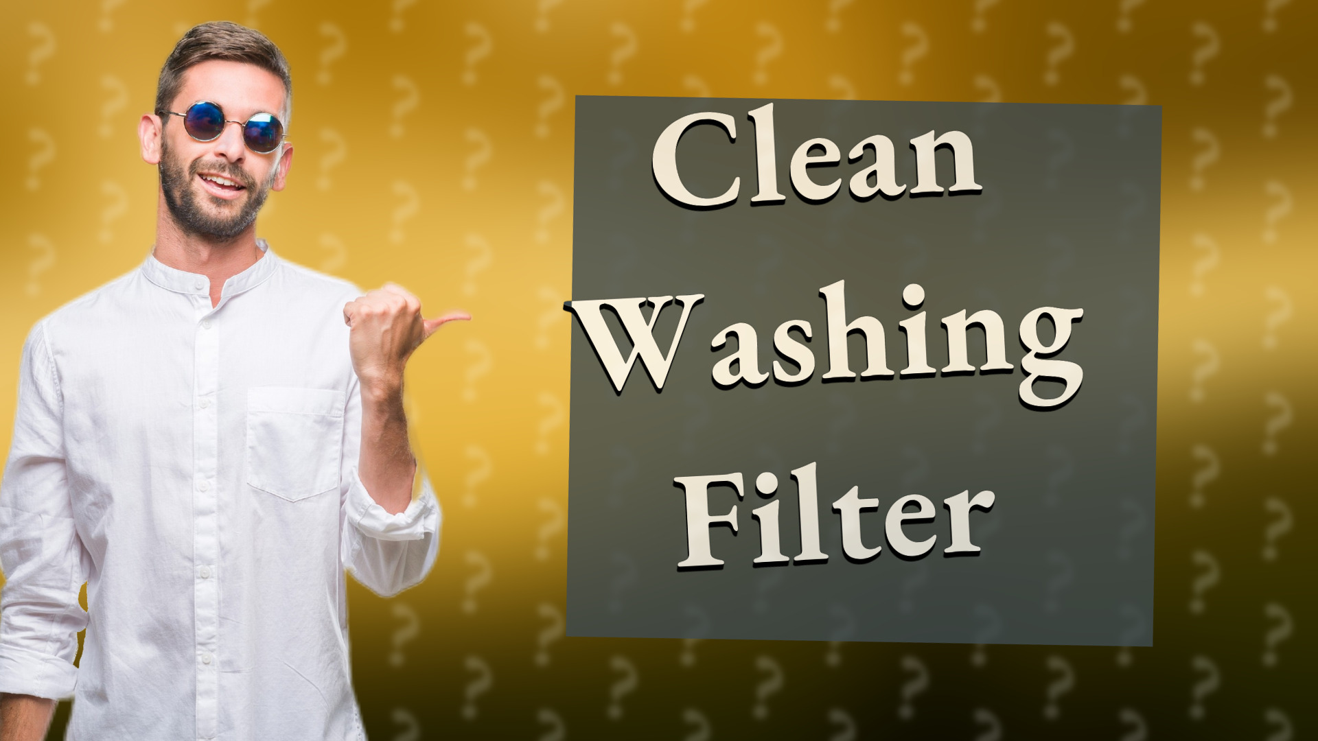 Clean Washing Filter