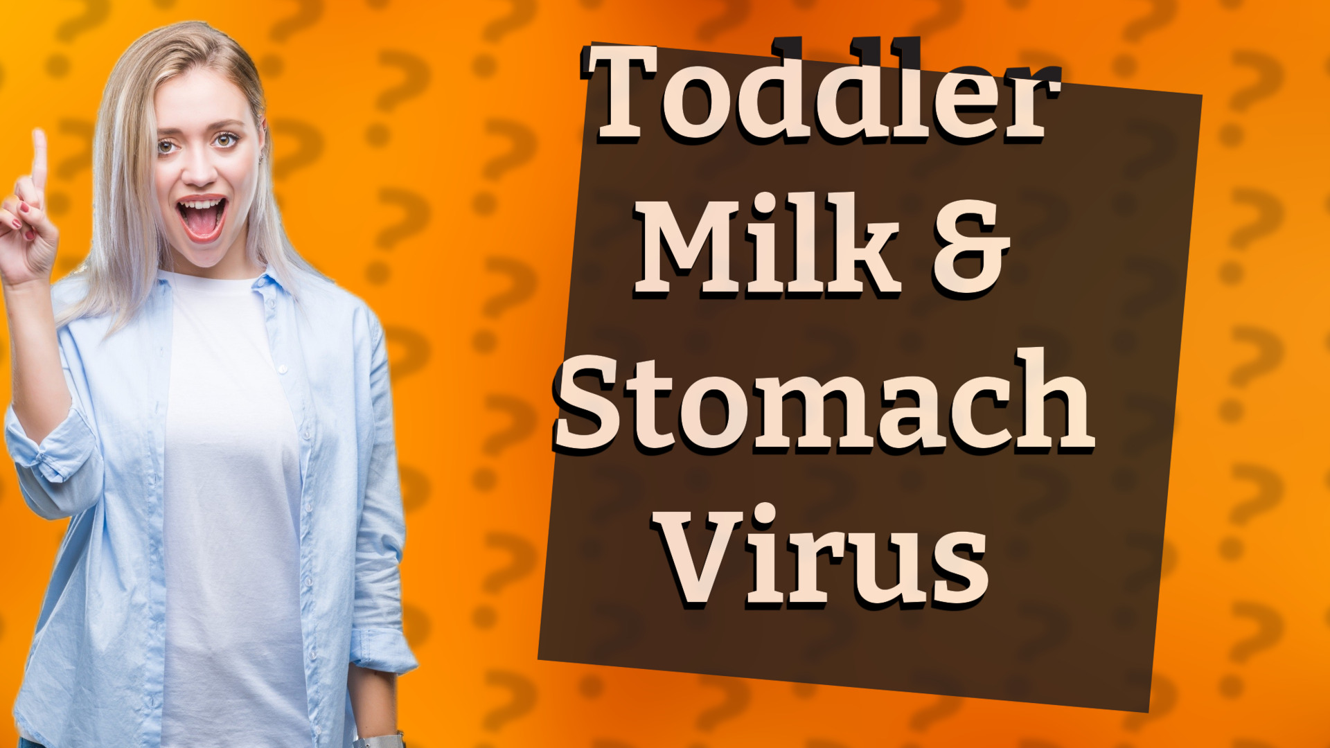 Toddler Milk & Stomach Virus