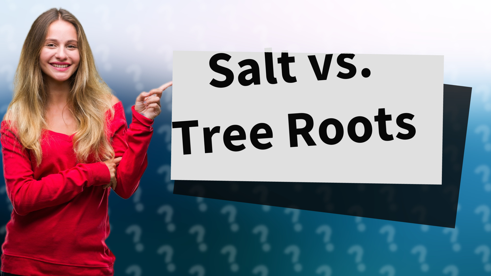 Salt vs. Tree Roots