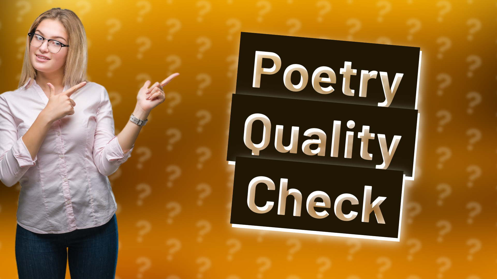 Poetry Quality Check