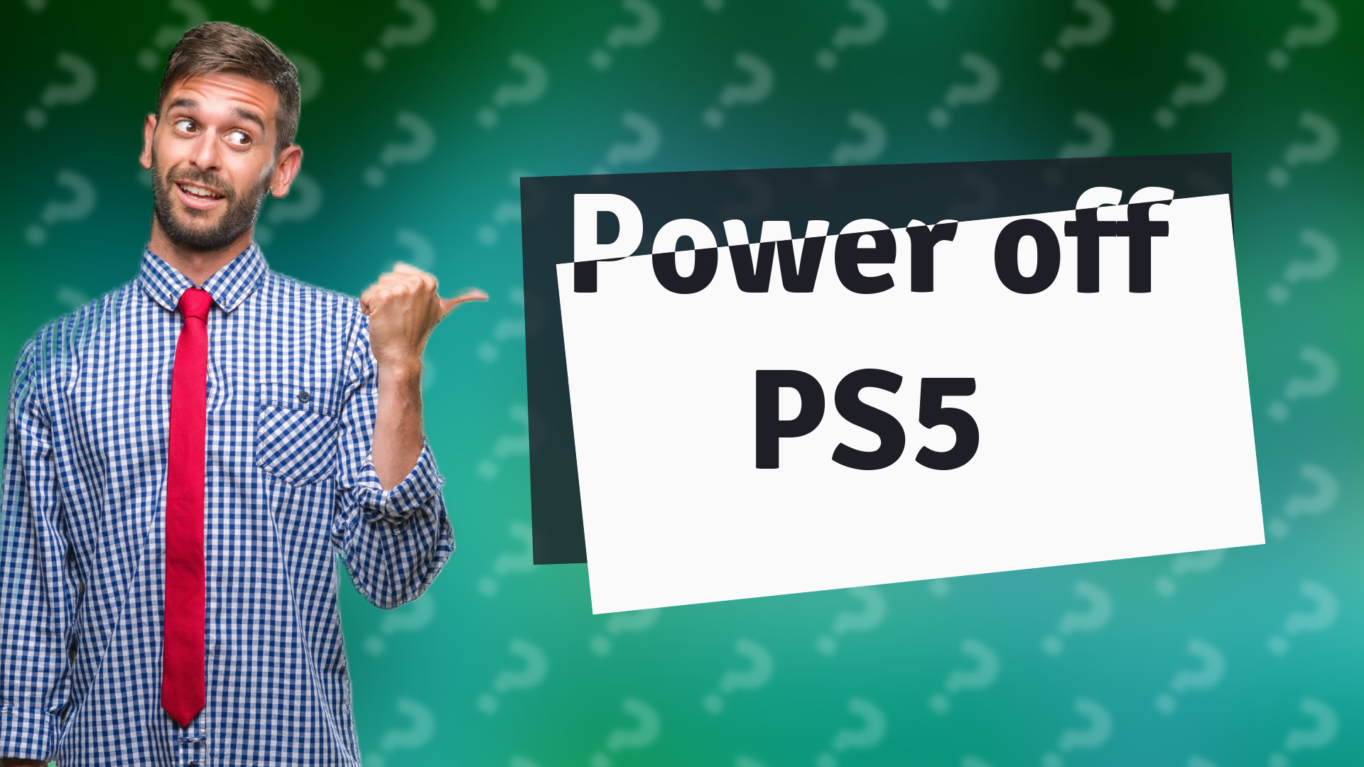Power off PS5
