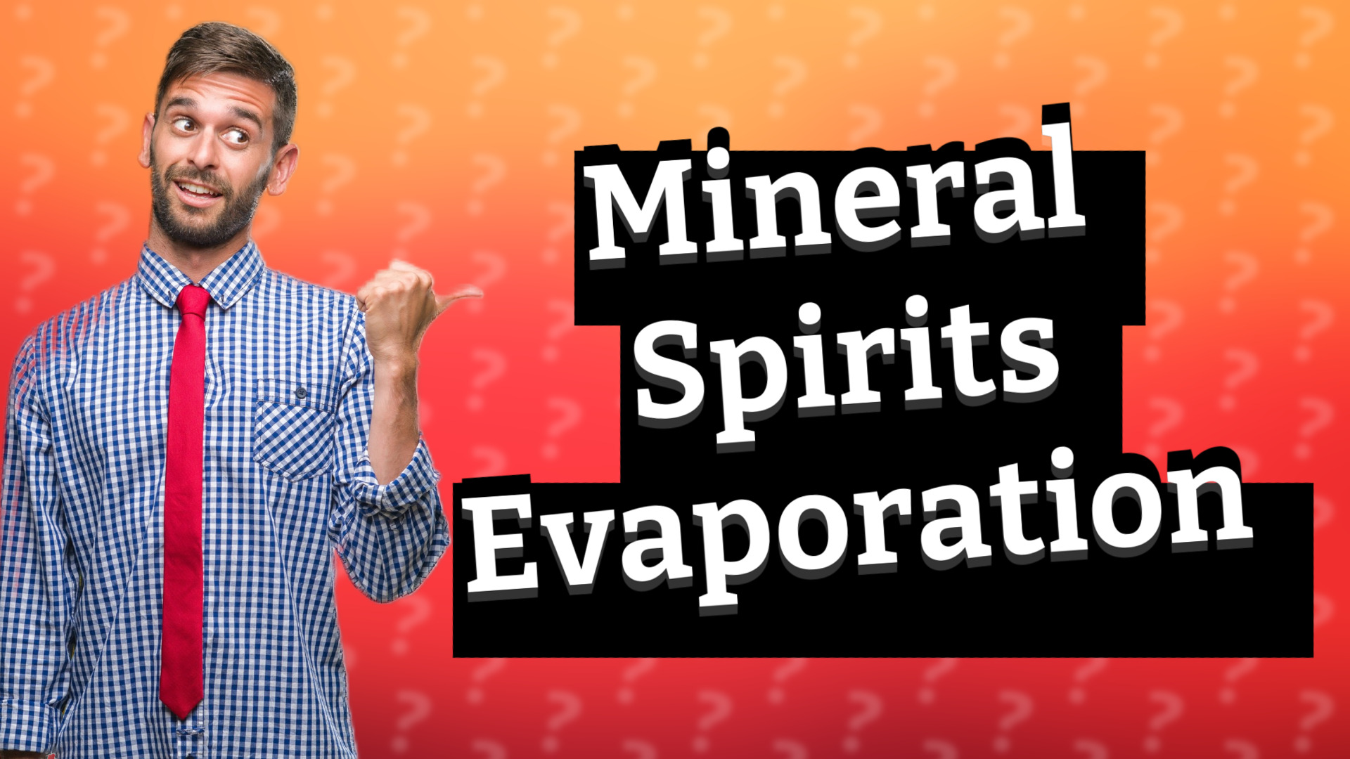 Mineral Spirits Evaporation