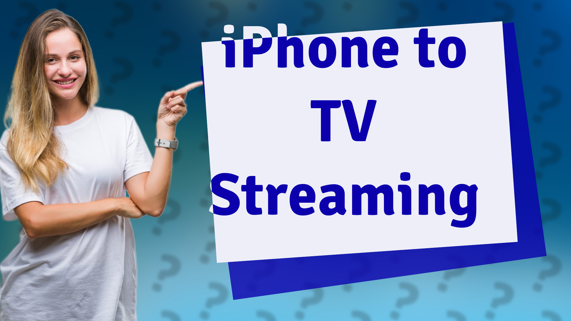 iPhone to TV Streaming