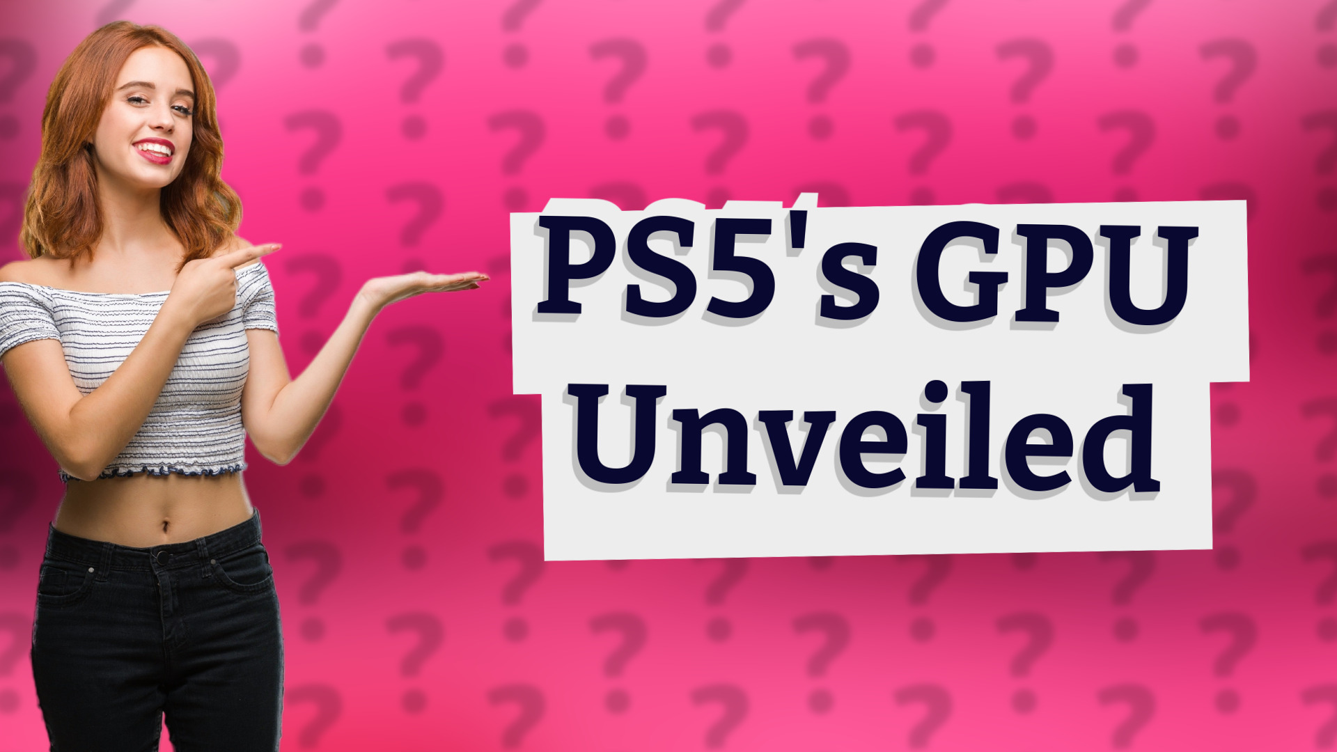 PS5's GPU Unveiled