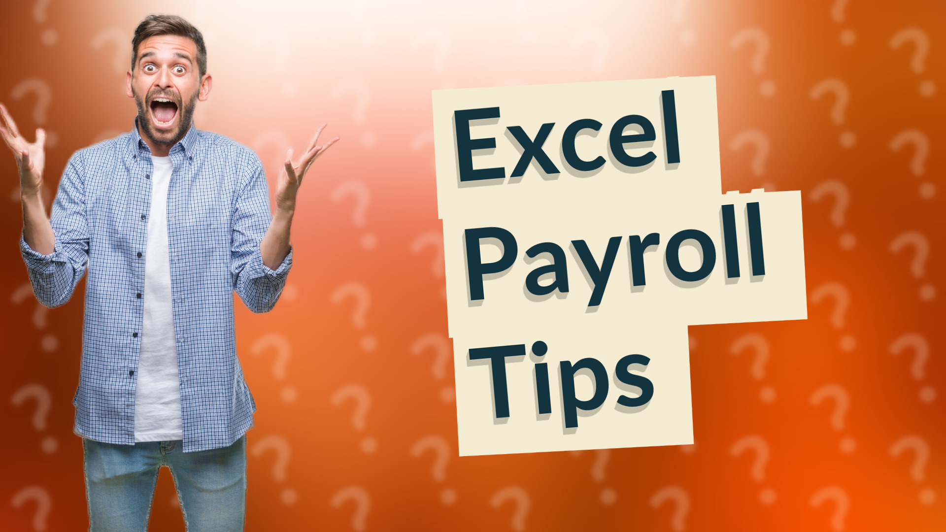 Excel Payroll Tips