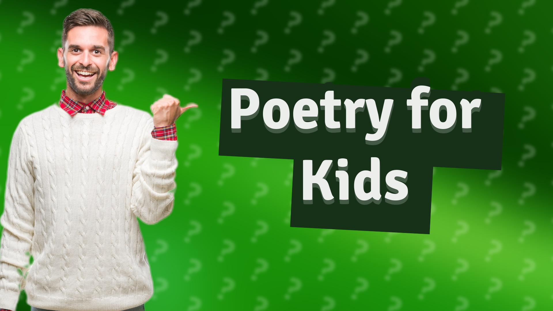 Poetry for Kids