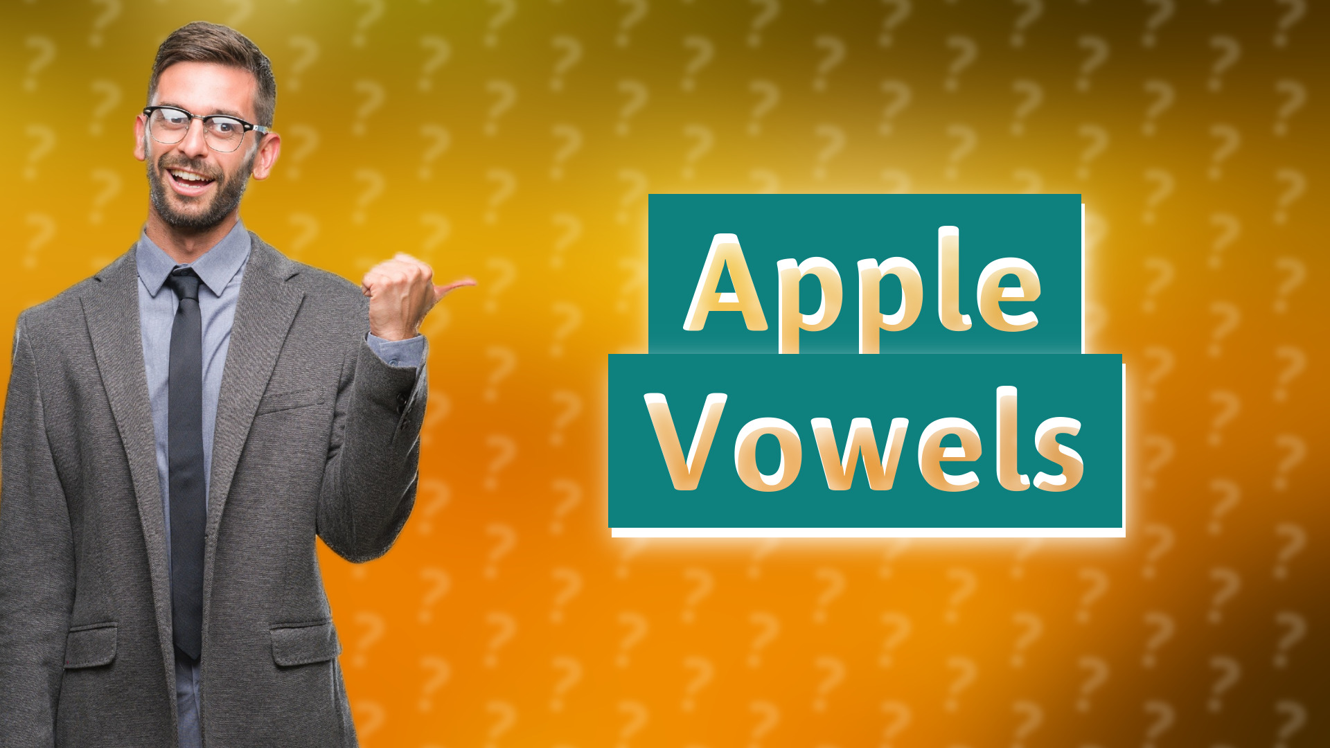 Apple Vowels