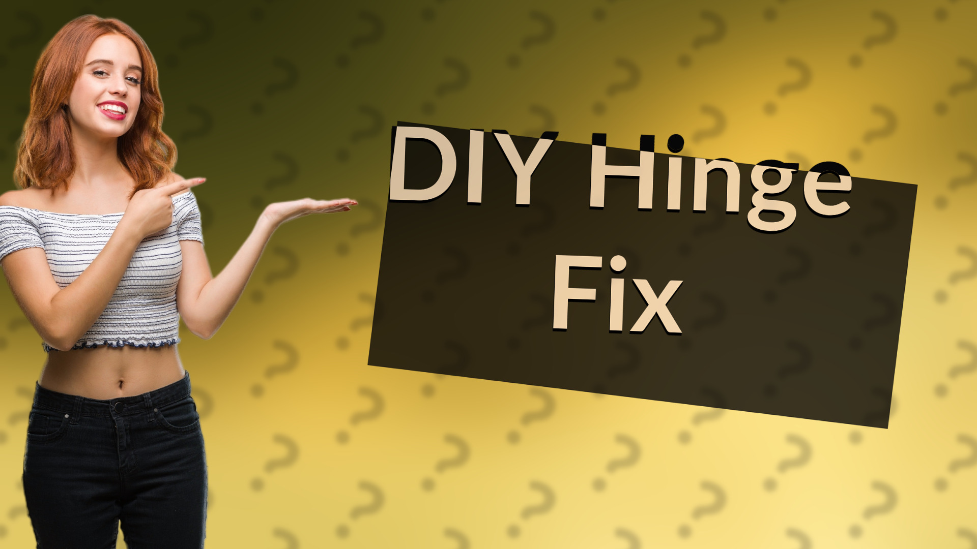 DIY Hinge Fix