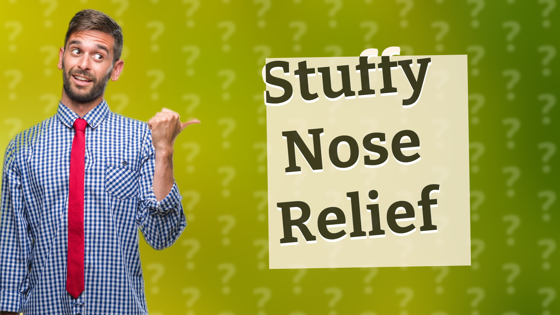 Stuffy Nose Relief