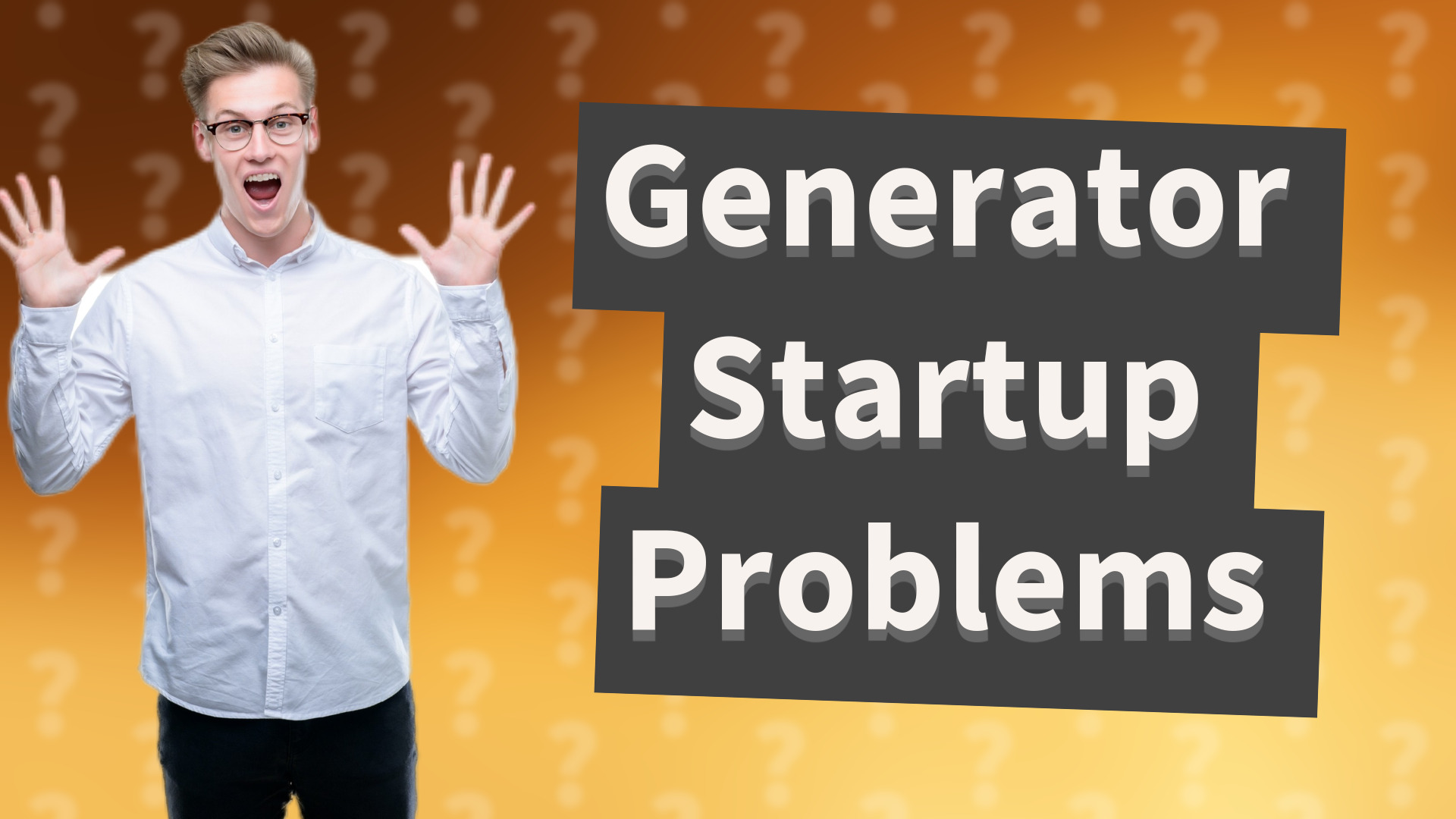 Generator Startup Problems