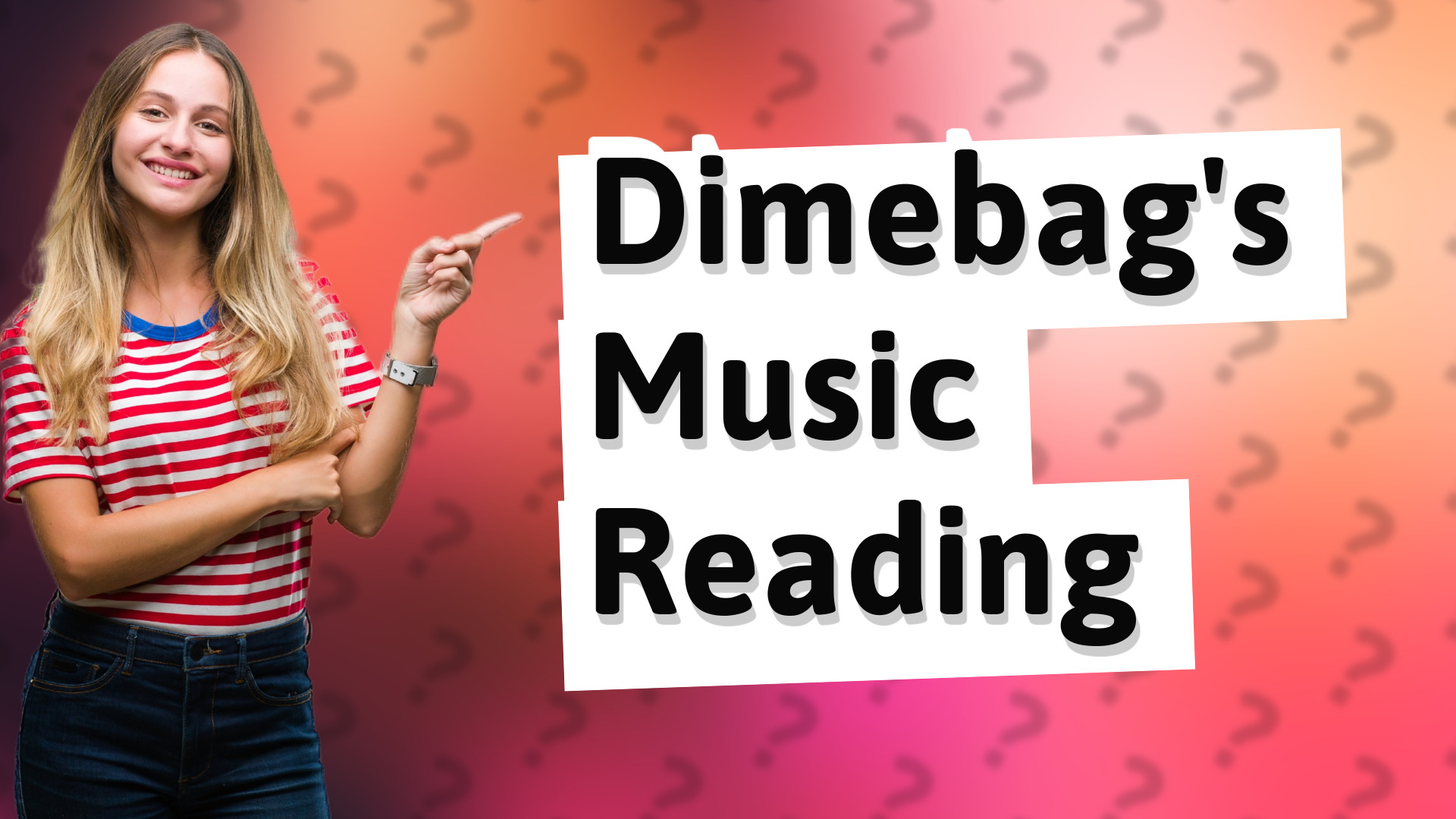 Dimebag's Music Reading
