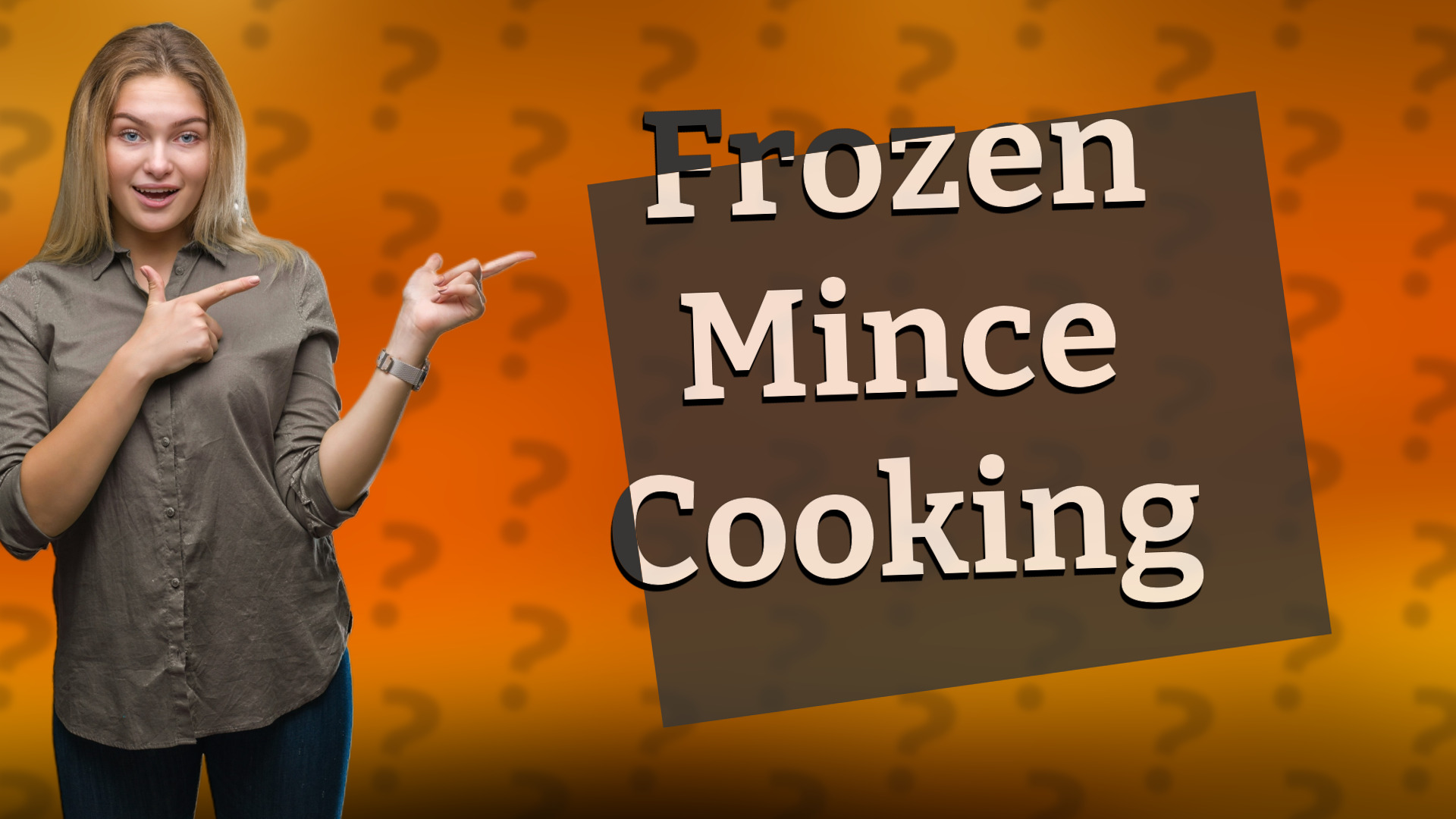 Frozen Mince Cooking