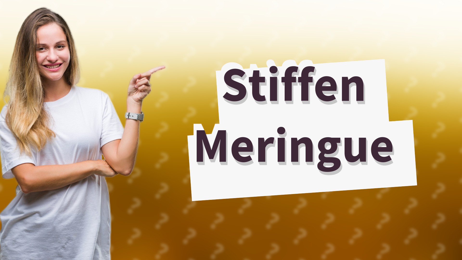 Stiffen Meringue