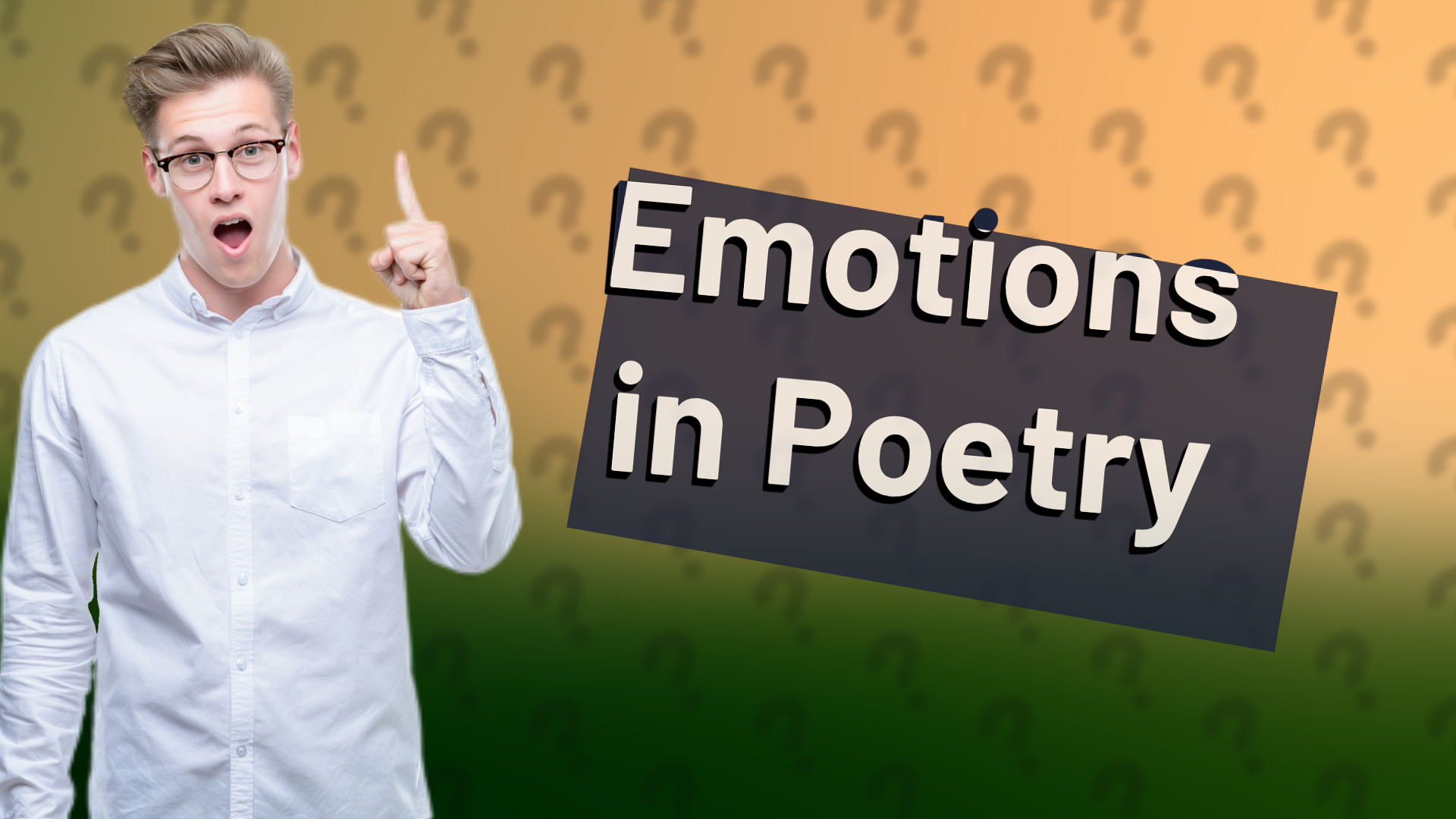 Emotions in Poetry