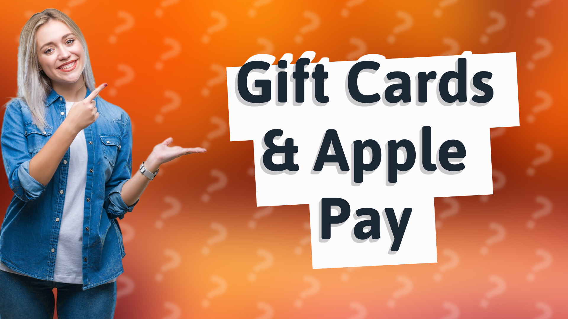 Gift Cards & Apple Pay