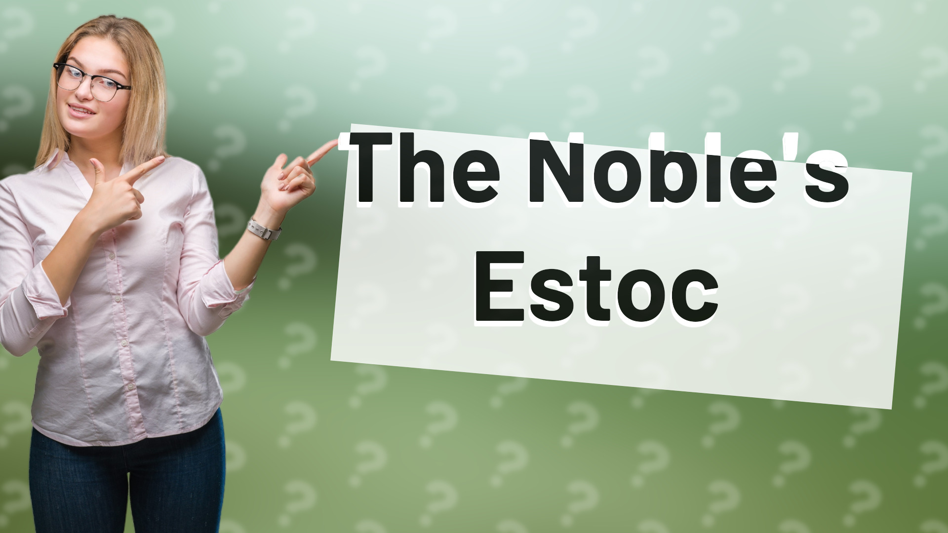 The Noble's Estoc