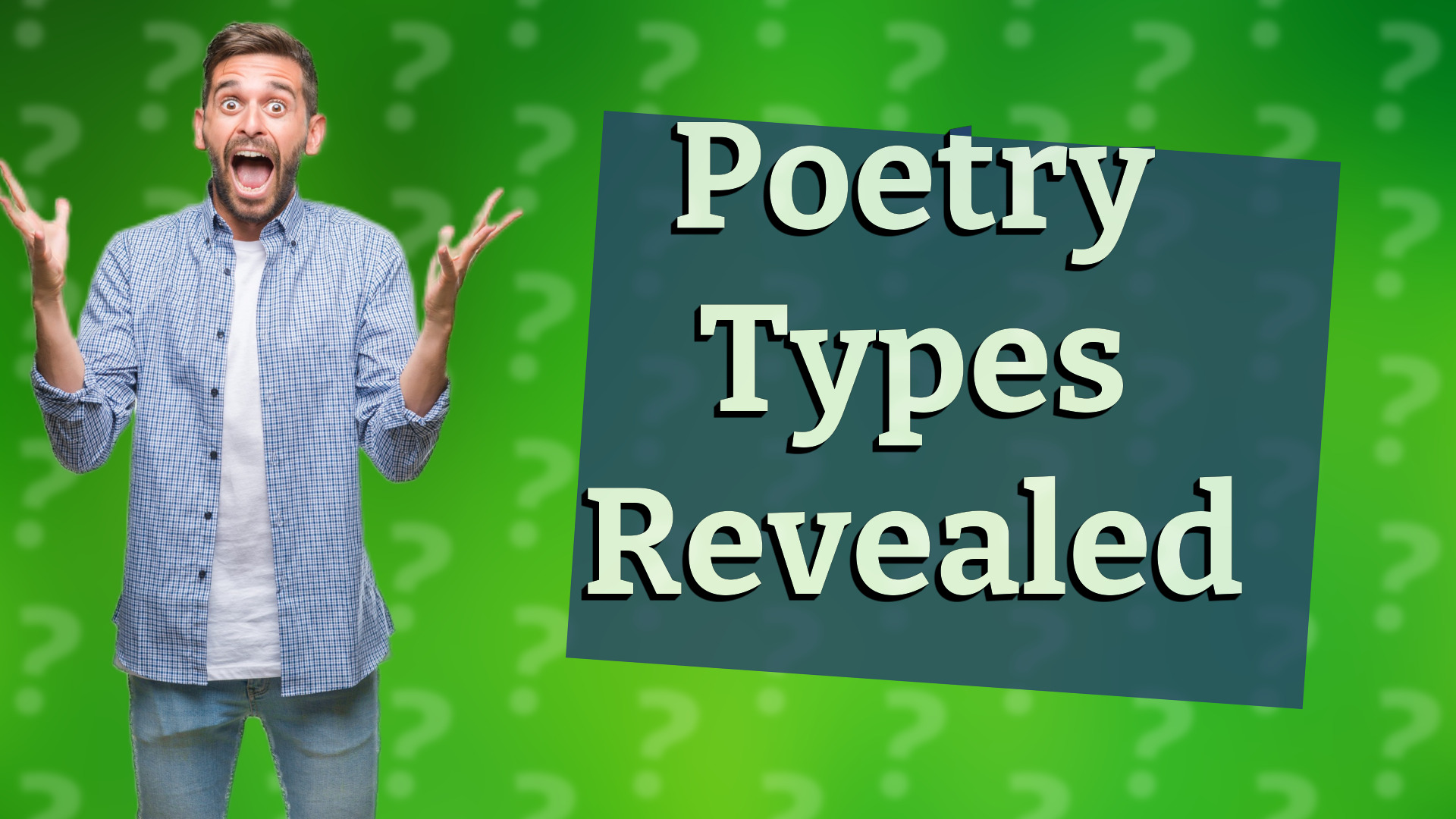 Poetry Types Revealed