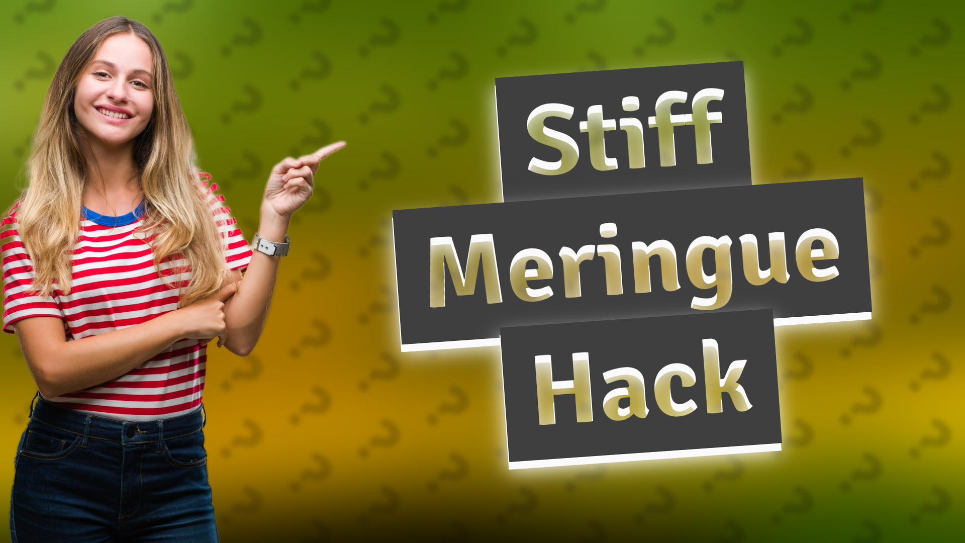 Stiff Meringue Hack