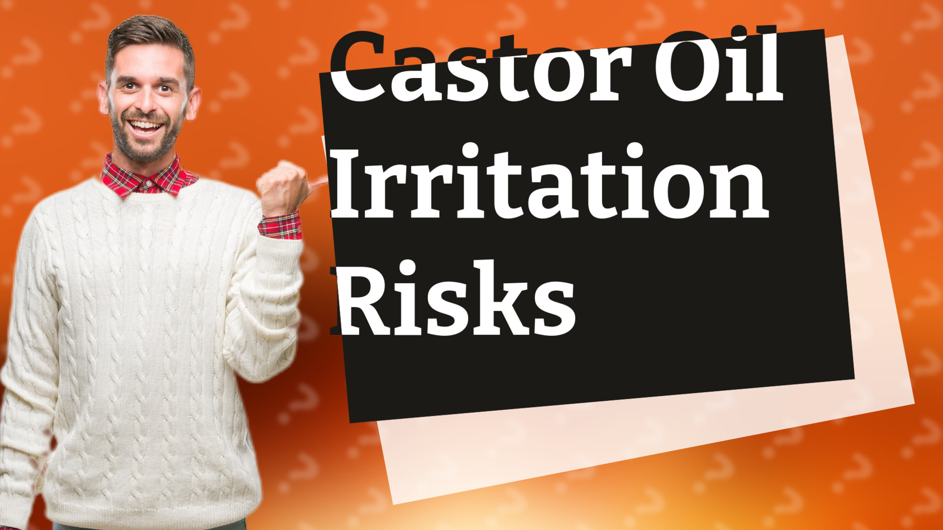 Castor Oil Irritation Risks