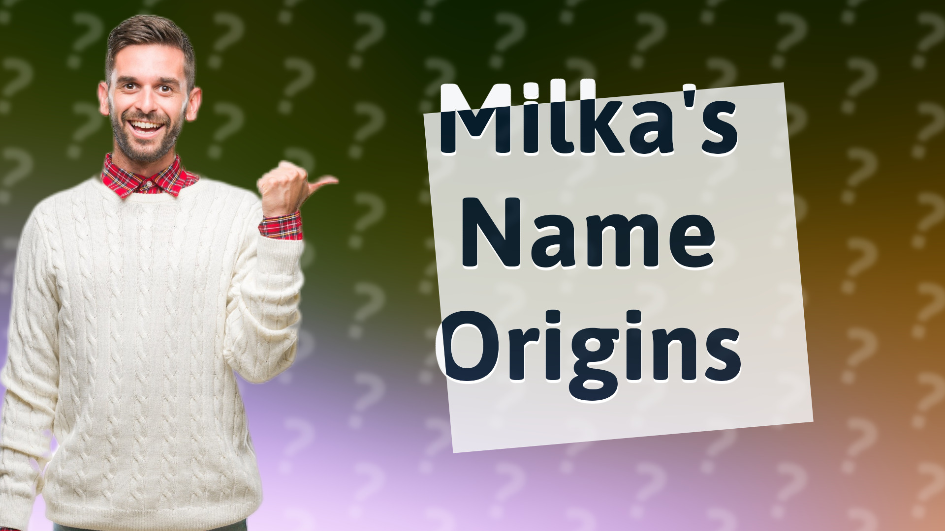 Milka's Name Origins