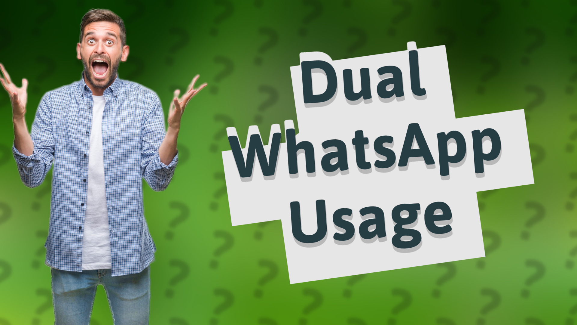 Dual WhatsApp Usage