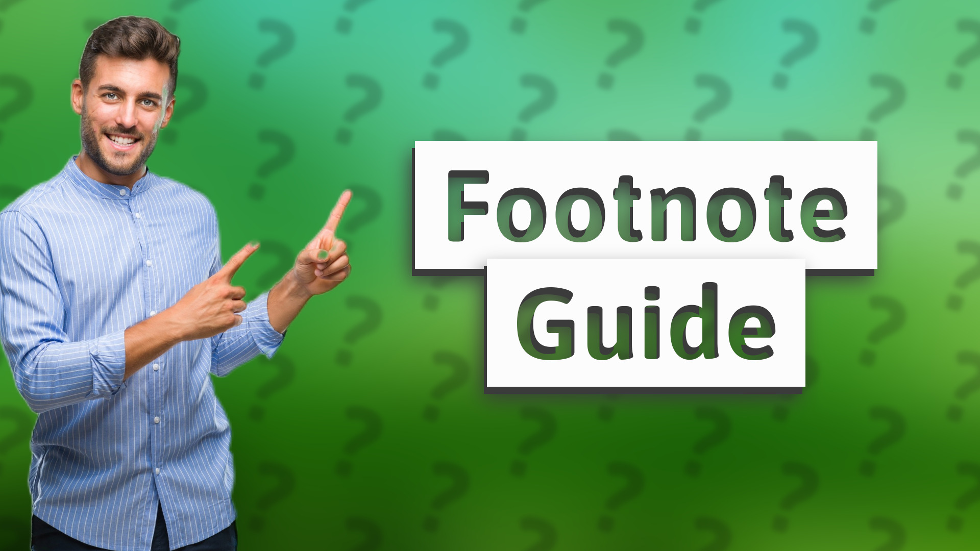 Footnote Guide