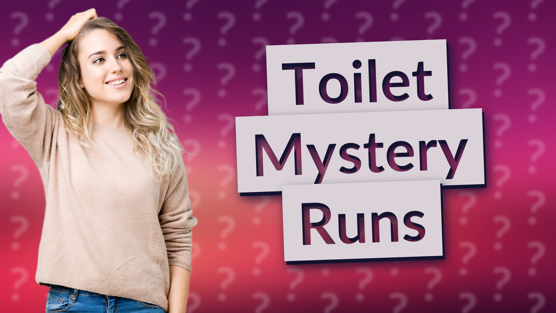Toilet Mystery Runs