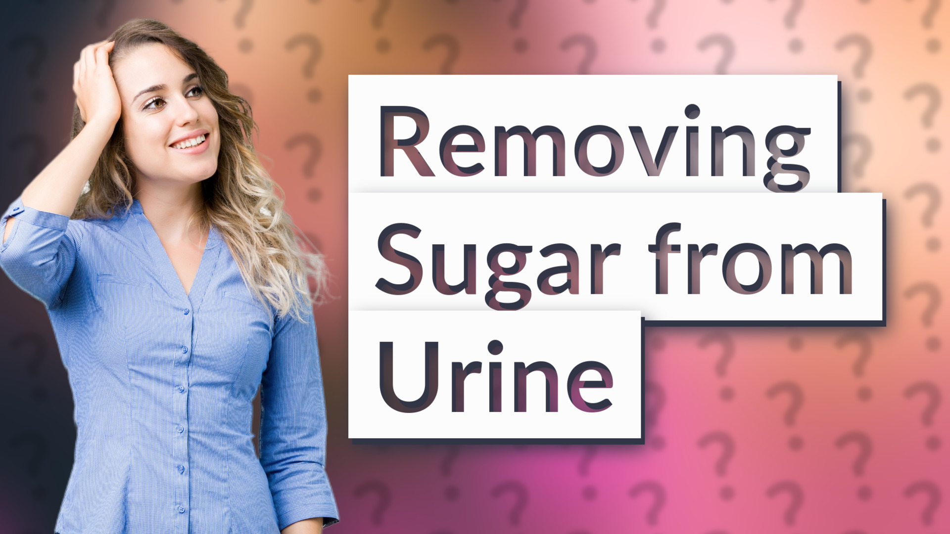 Removing Sugar from Urine