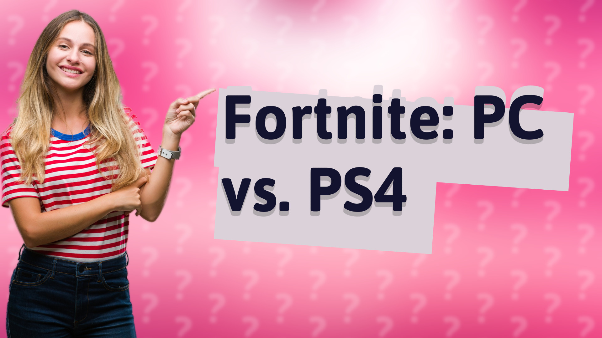 Fortnite: PC vs. PS4