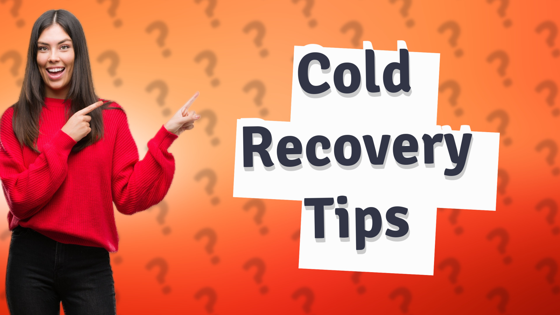 Cold Recovery Tips