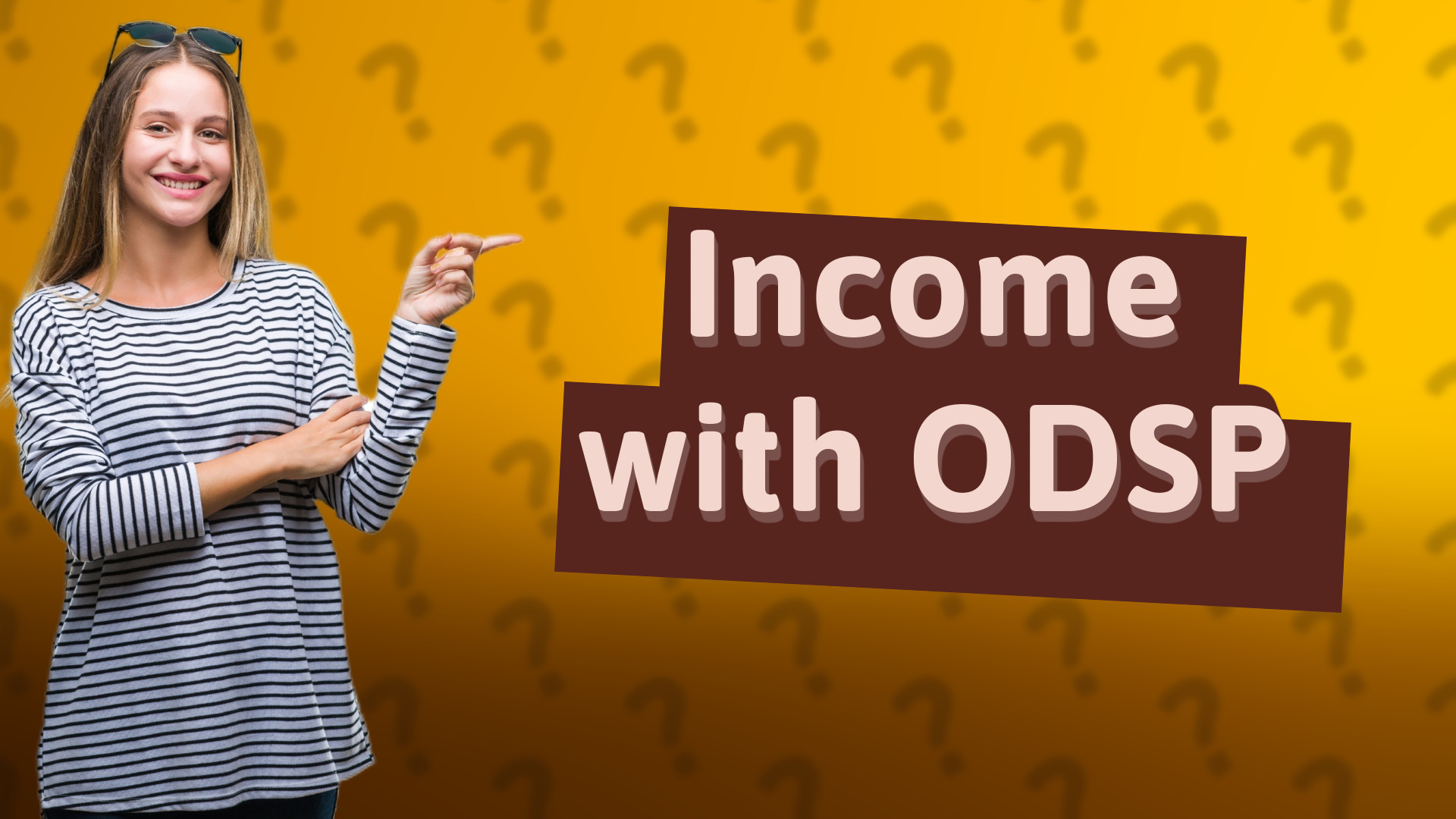 Income with ODSP