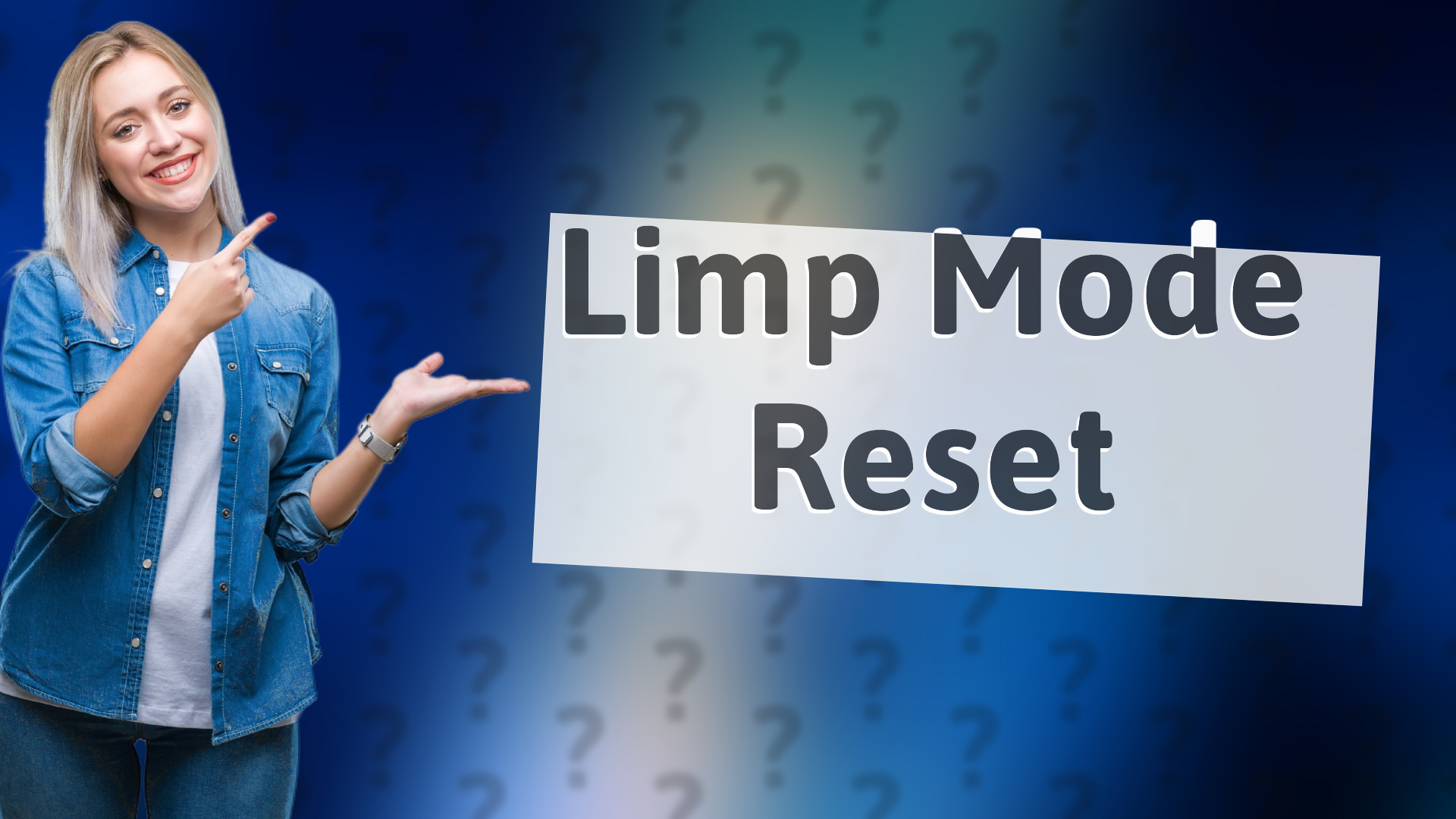 Limp Mode Reset