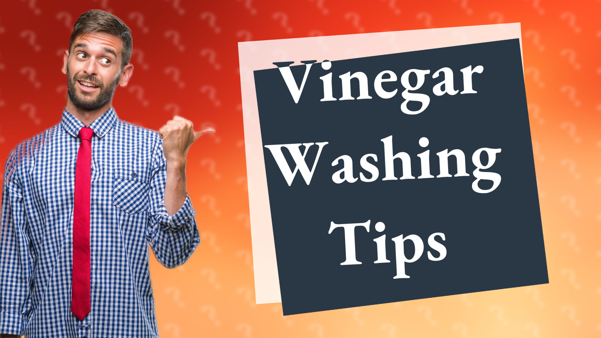 Vinegar Washing Tips
