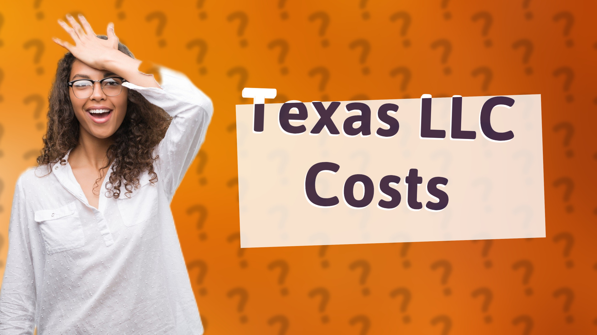 Texas LLC Costs