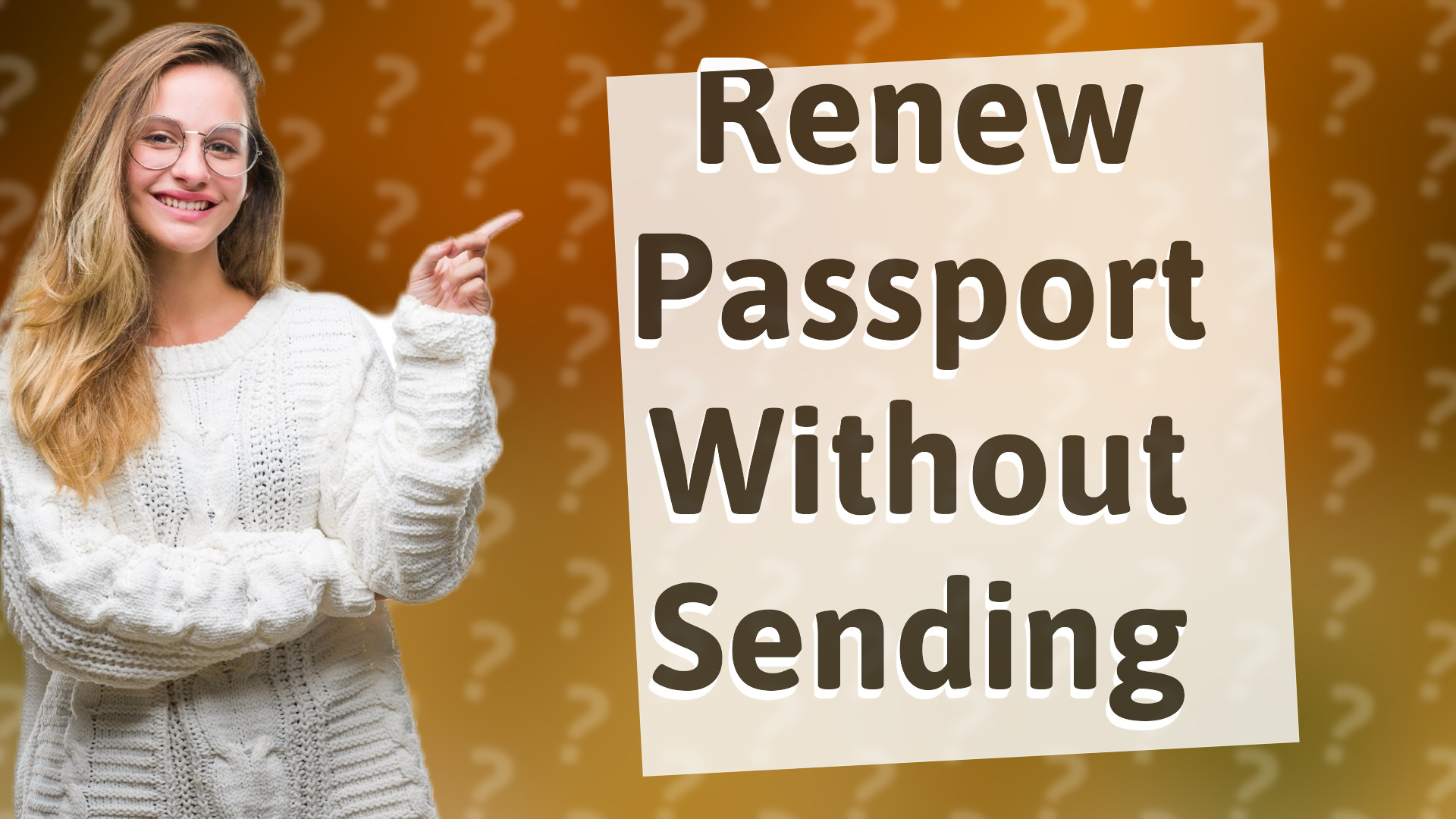 Renew Passport Without Sending